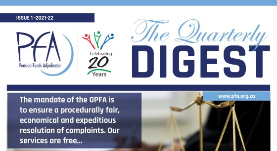 PFA Quartely Digest